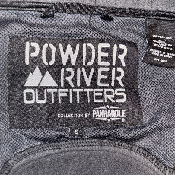 Powder River Outfitters by Panhandle Black lined vest women's small - Picture 6 of 6